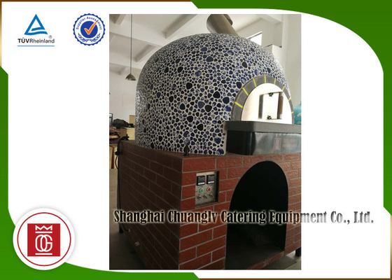 Neapolitan Pizza Oven / Italia Jenis Pizza Oven Pemanas Gas Lava Rock