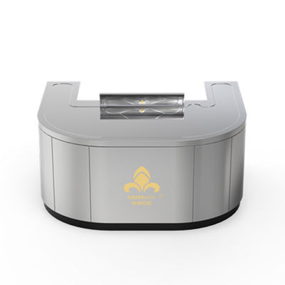 Meja Panggang Teppanyaki yang dapat disesuaikan dengan pembuangan asap opsional