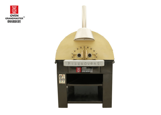 Pemanas Gas Italia Pizza Oven Lava Rock Neapolitan Pizza Jenis Komersial Gas Pizza Oven