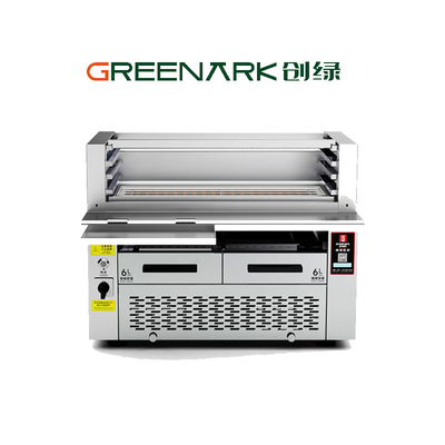 Grill Listrik Komersial - 800°C Panas Tinggi, Efisiensi Energi & Sertifikat CE