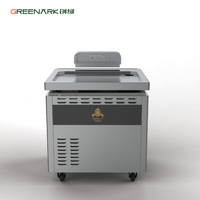 Peralatan dapur komersial 4.5KW Multifunction Induksi Flat Fryer Teppanyaki Grill dengan kabinet