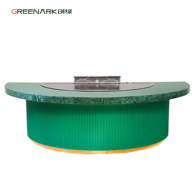 Teppanyaki Grill Efisiensi Tinggi dengan 20mm Food-Grade Alloy Steel Countertop & Smart Heating