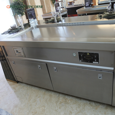 Teppanyaki Grill Table 20mm Steel Top with CE ISO Certification from China Factory 
