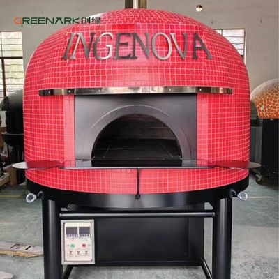 Custom Professional Pizza Oven dengan Batu Vulkanik 40x60cm