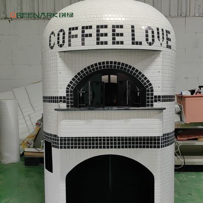 Oven Pizza Batu Vulkanik Italia 600°C 15kW Gas Listrik