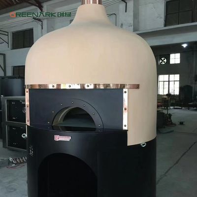 Custom Pizza Oven 15kw dengan Batu Vulkanik 500-600°C