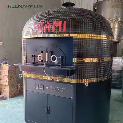 Custom Volcanic Stone Pizza Oven 500-600°C dengan Daya 15kw