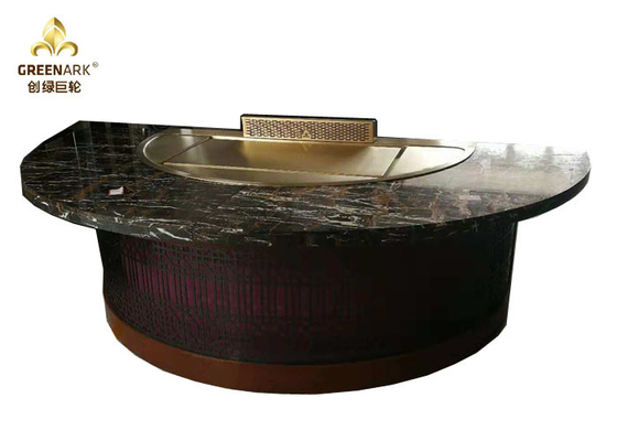 Induksi Listrik Teppanyaki Jepang 380V Dengan Blower Udara