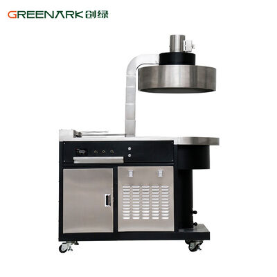 Panggangan Arang Listrik Daya 10Kw Mode Ganda Baja Tahan Karat 304 Profesional untuk Barbekyu Komersial