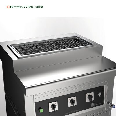 Grill BBQ Listrik Komersial dengan Pemanasan 800°C, Pengurangan Asap, dan Konstruksi Baja Berastain