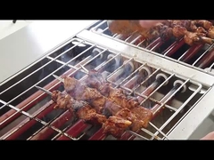 Pabrik Langsung 500C Grill Komersial CE ISO9001 Bersertifikat Zona Independen Mudah Bersih